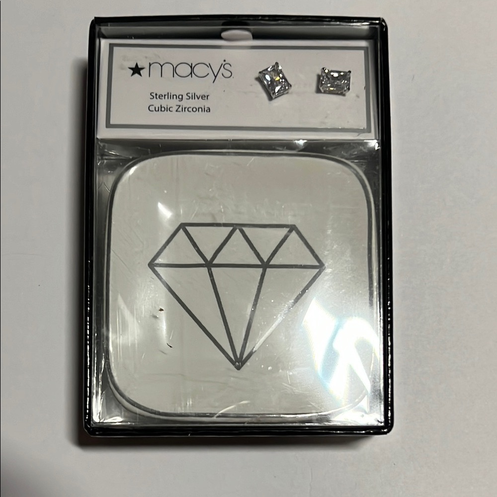 Sterling Silver Cubic Zirconia Earrings